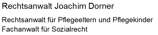 Rechtsanwalt Joachim Dorner